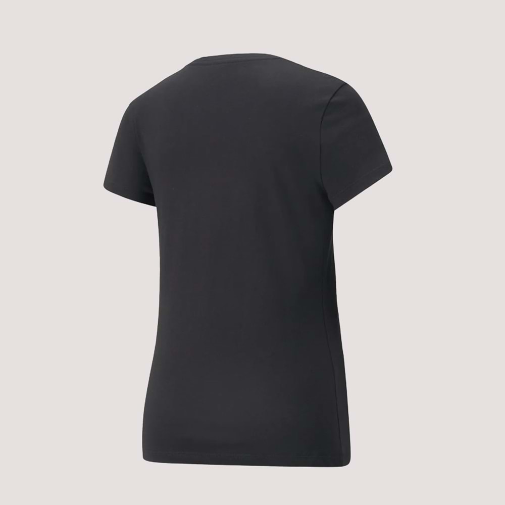 Puma Metallic No. 1 Logo Tee Unisex Tshirt 631536 01 - Siyah - L