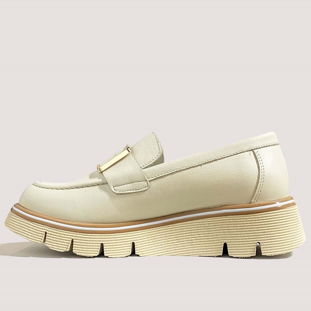 Mammamia 3760 Kadın Casual Ayakkabı - Bej - 37