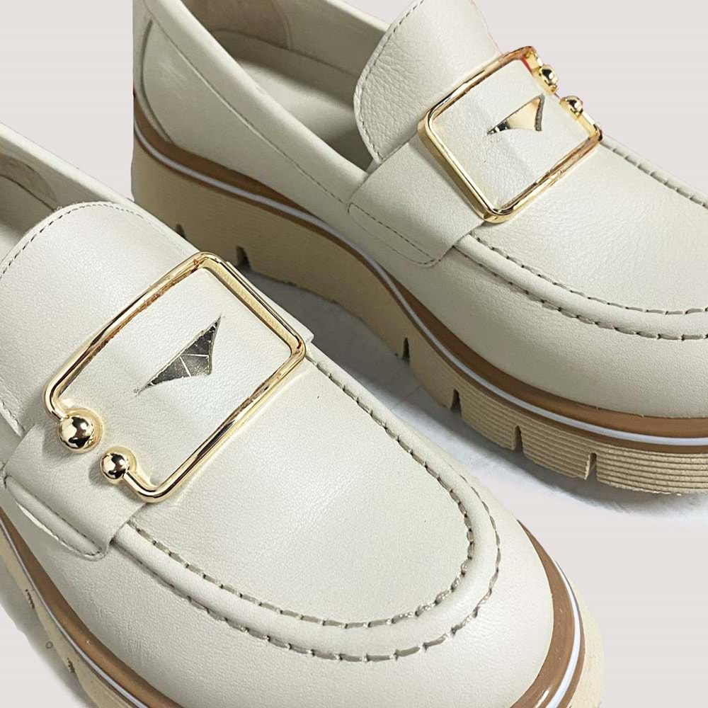 Mammamia 3760 Kadın Casual Ayakkabı - Bej - 40