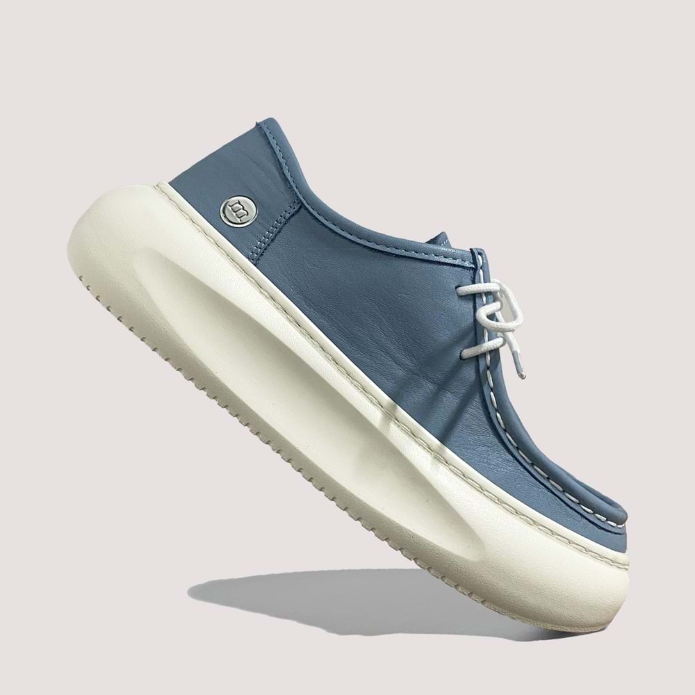 Mammamia 7035 Kadın Deri Günlük Ayakkabı - A.Mavi - 40