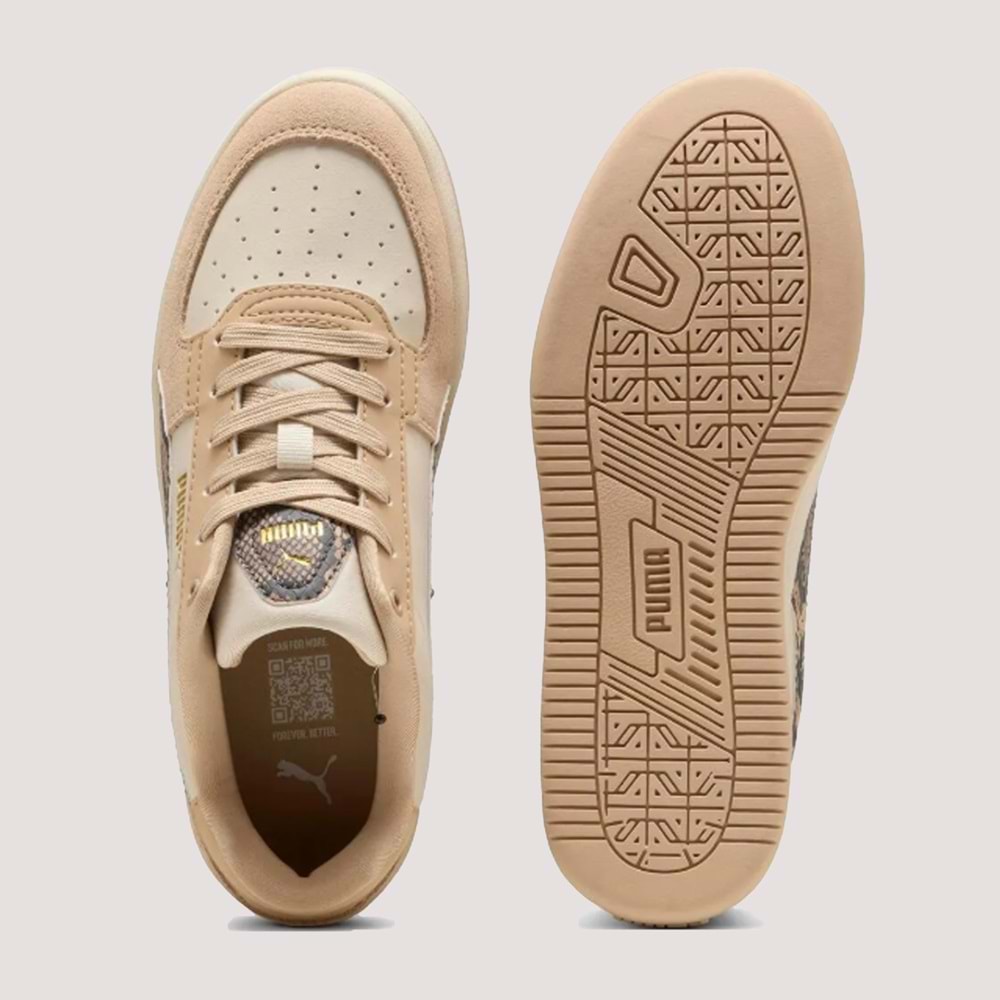 Puma Caven 2,0 Snake Chic Unisex Spor Ayakkabı - Bej - 40