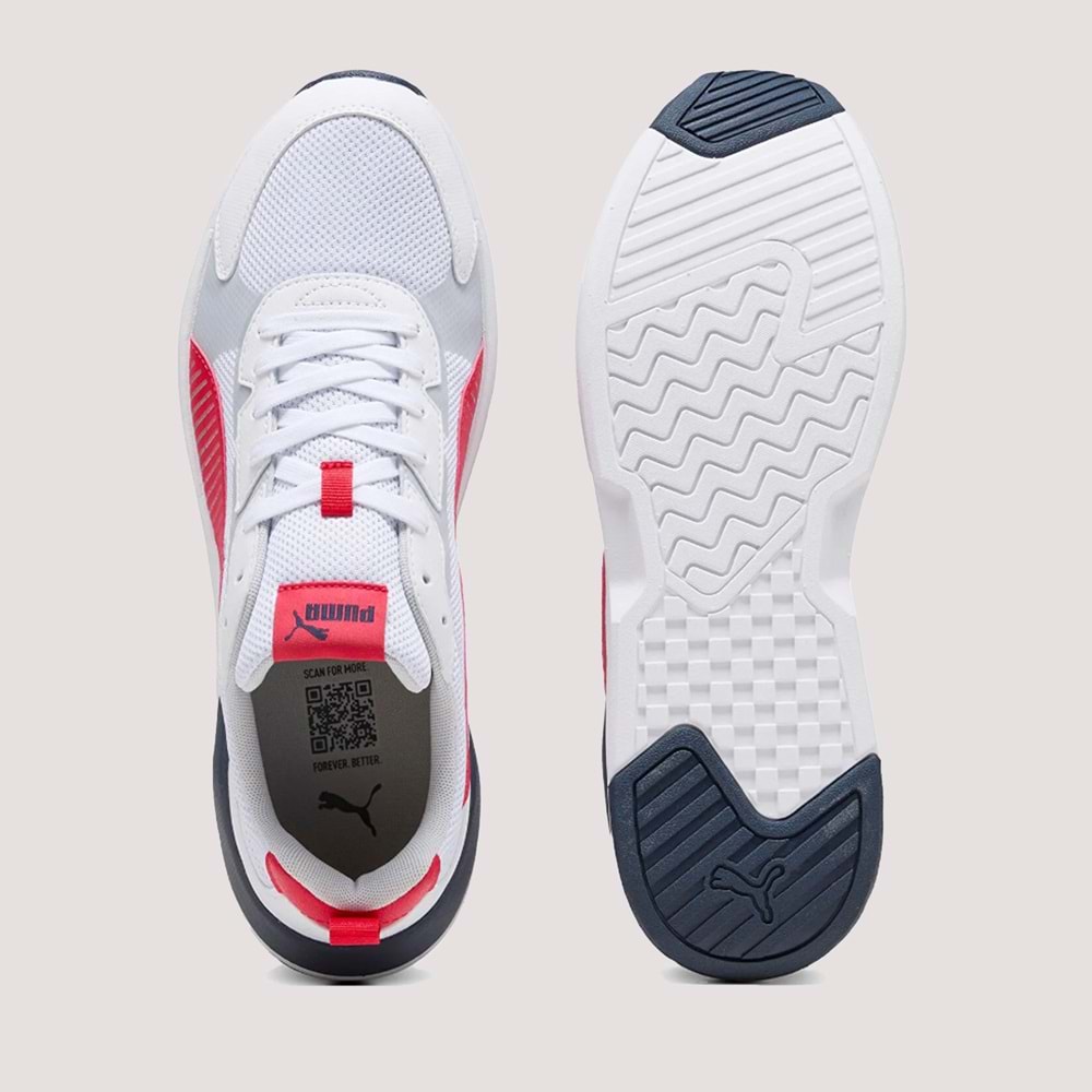 Puma X-Ray Erkek Spor Ayakkabı 400229 03 - Beyaz-Kırmızı - 41