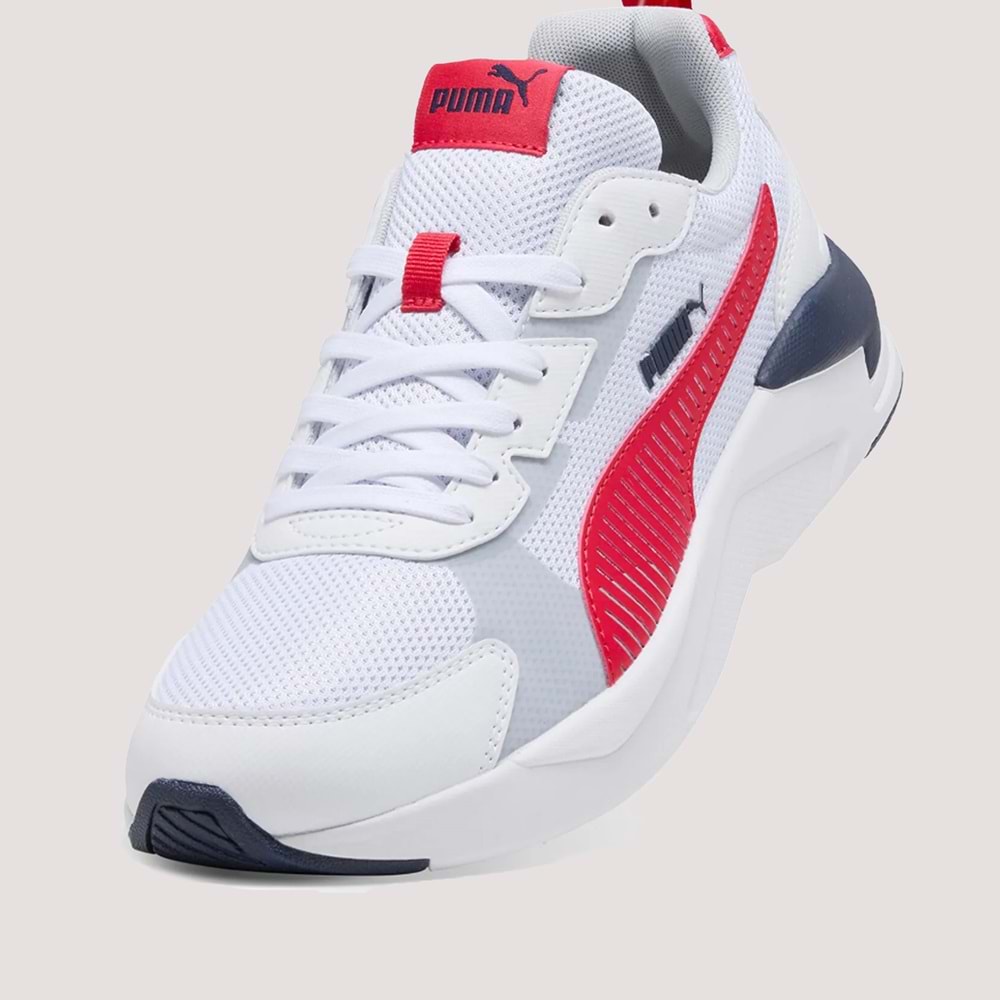 Puma X-Ray Erkek Spor Ayakkabı 400229 03 - Beyaz-Kırmızı - 41