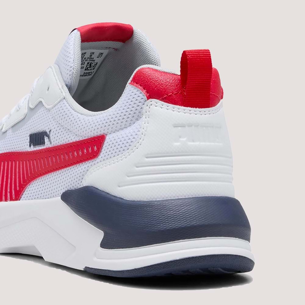 Puma X-Ray Erkek Spor Ayakkabı 400229 03 - Beyaz-Kırmızı - 41