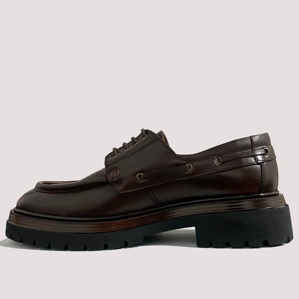 Erkek Deri Casual Ayakkabı C22517 Munih - Kahve - 42