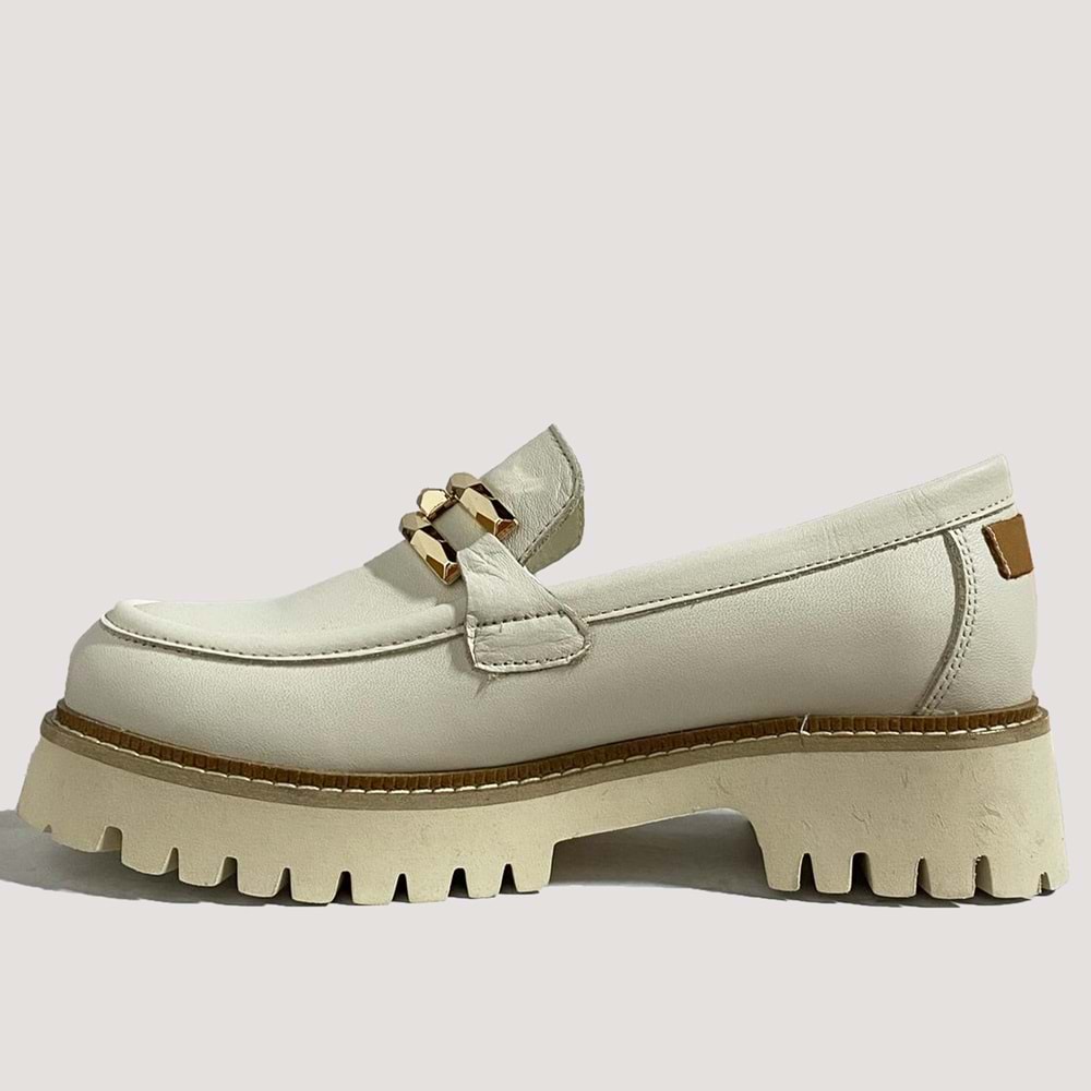 Mammamia 3695 Kadın Casual Ayakkabı - Bej - 40