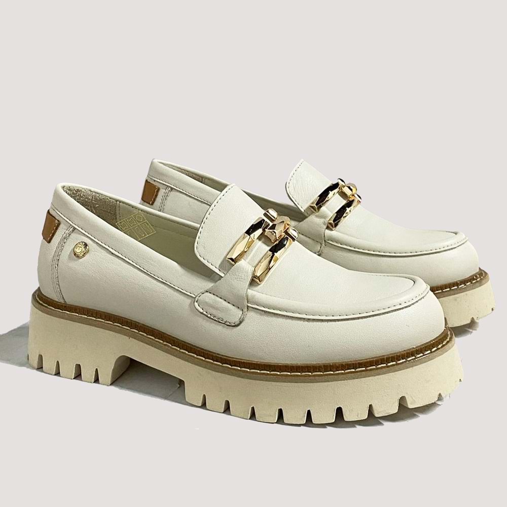 Mammamia 3695 Kadın Casual Ayakkabı - Bej - 40