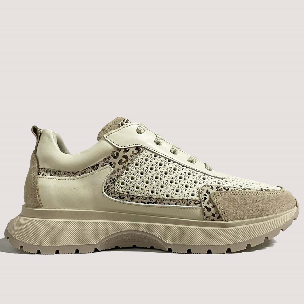 Mammamia 7325 Kadın Günlük Ayakkabı - Bej - 38