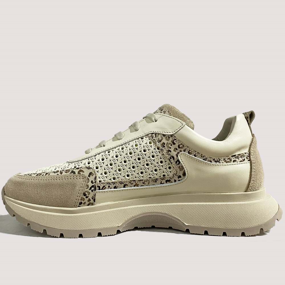 Mammamia 7325 Kadın Günlük Ayakkabı - Bej - 38