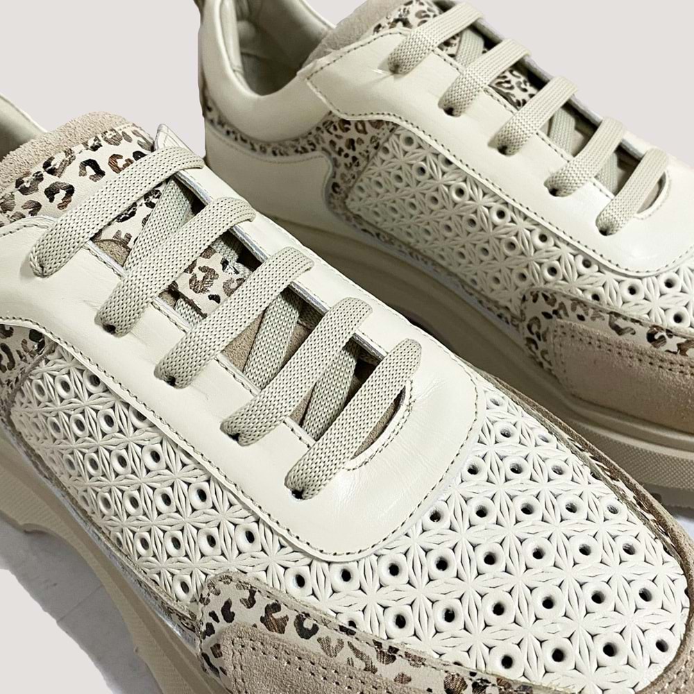 Mammamia 7325 Kadın Günlük Ayakkabı - Bej - 39