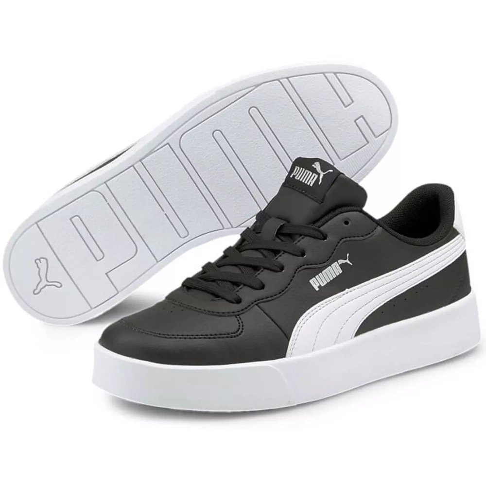 Puma Sky Clean Unisex Spor Ayakkabı 380147 01 - Siyah-Beyaz - 38