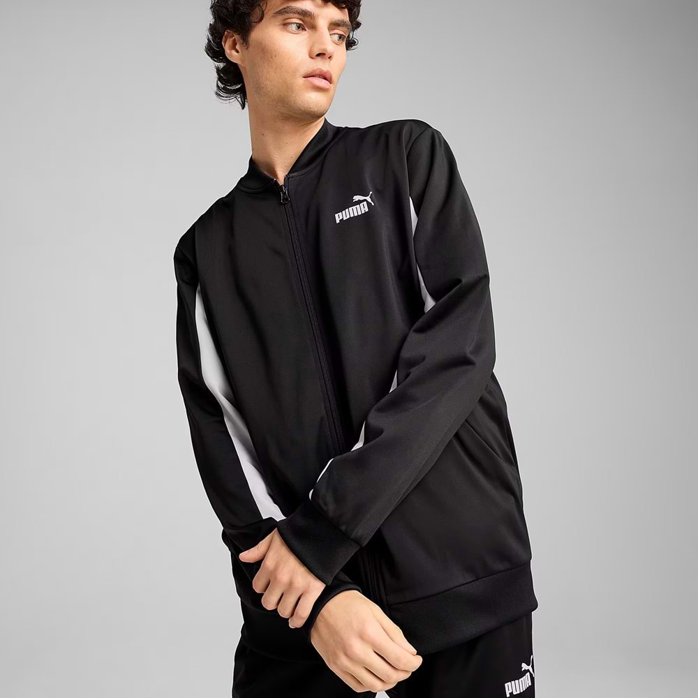 Poly Baseball Suit Erkek Eşofman Takımı 684851 01 - Siyah - XL