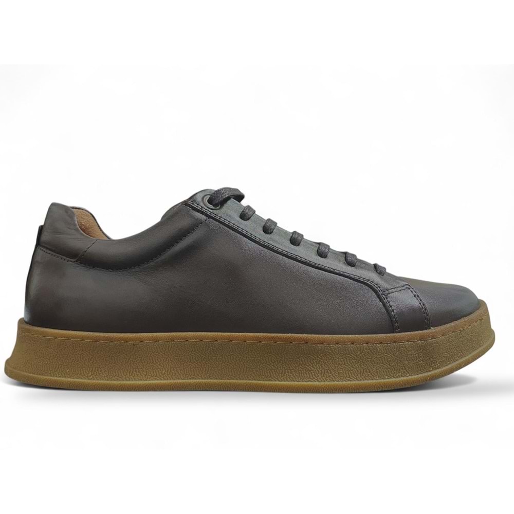Erkek Deri Casual Ayakkabı C15057 - Kahve - 41