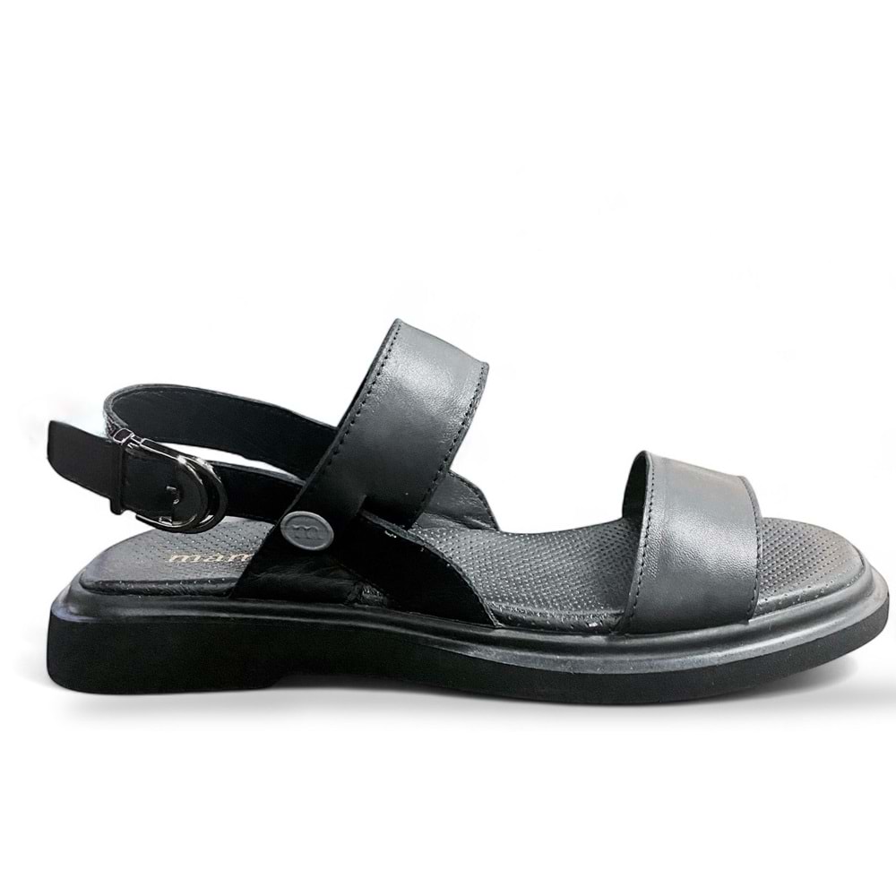 Kadın Deri Sandalet D25YS-5020 LX - Siyah - 36