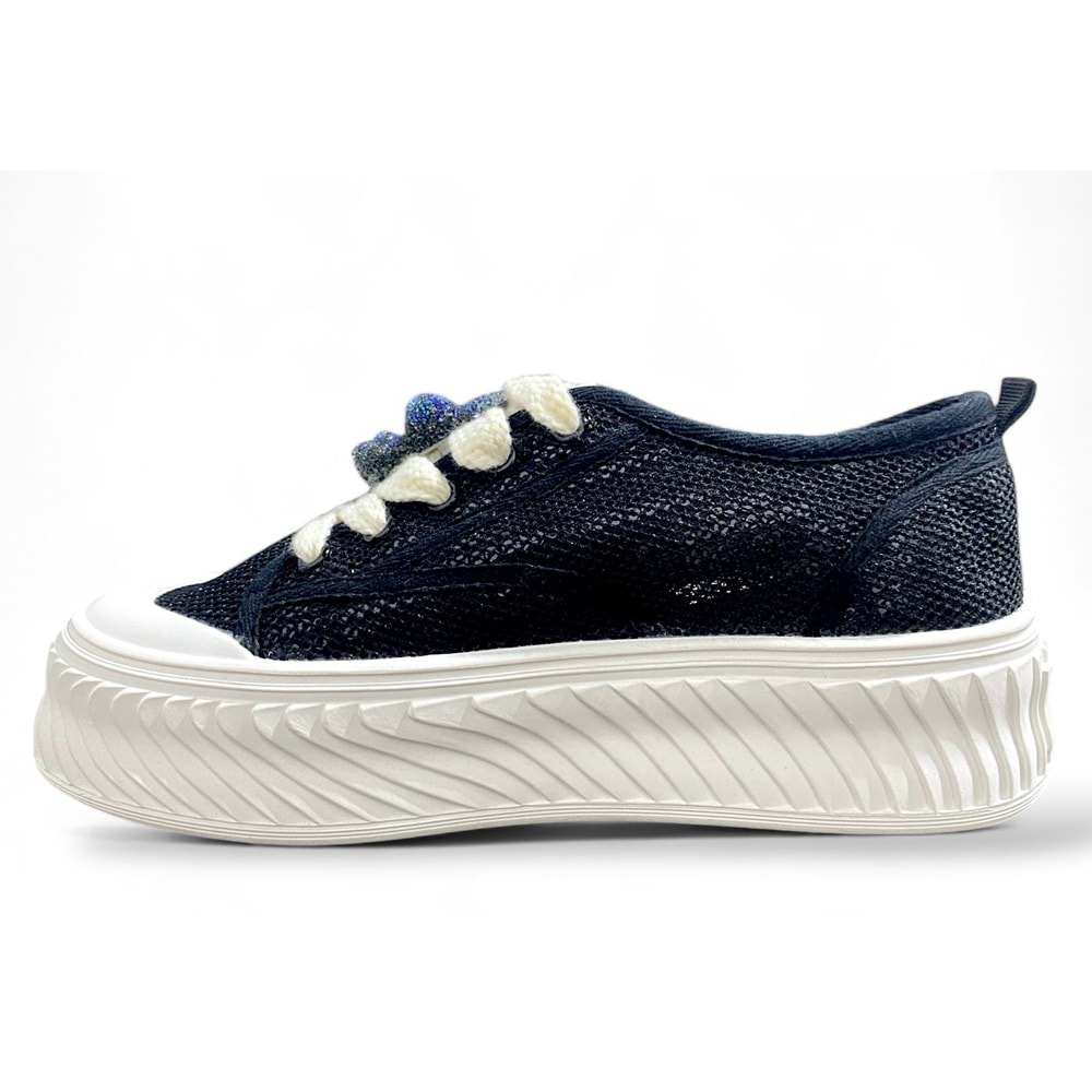 Kadın Elegant 25YZ Kadın Sneaker - Siyah - 38