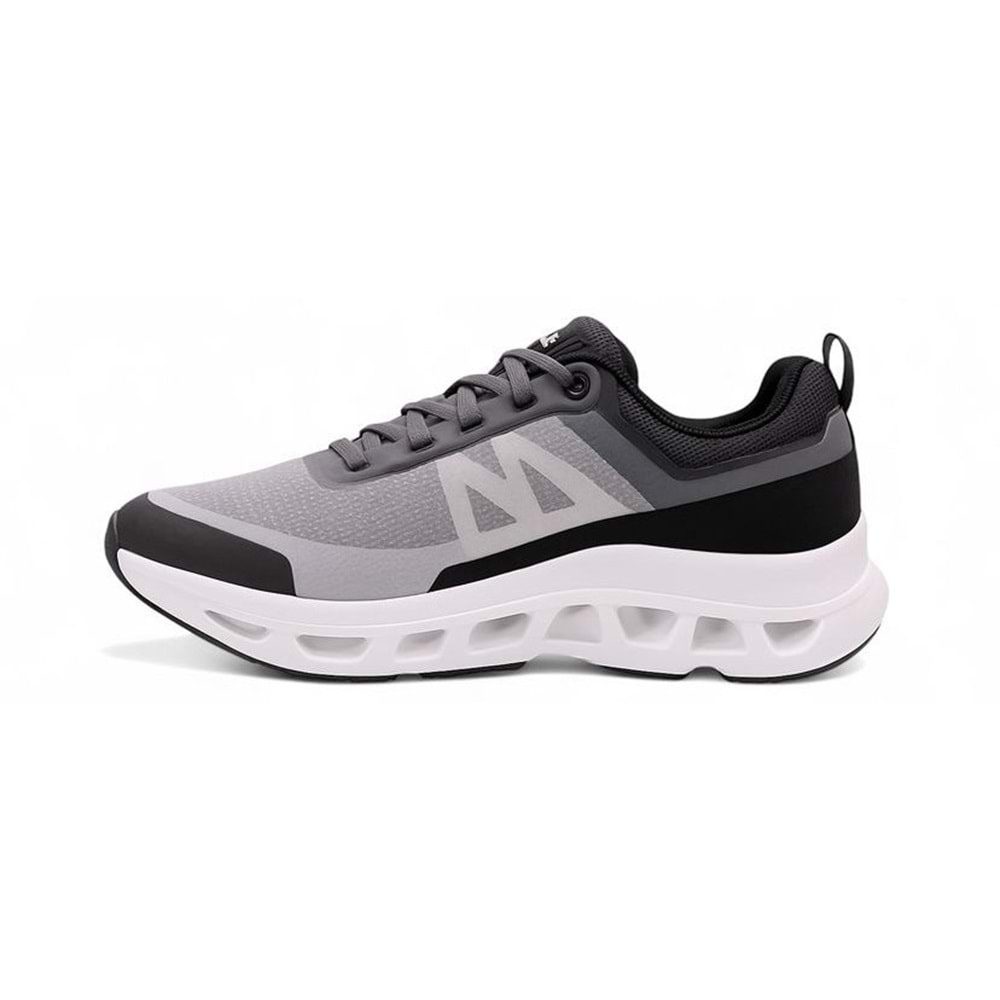 Erkek Boost Spor Ayakkabı 25049 - Siyah-Beyaz - 40
