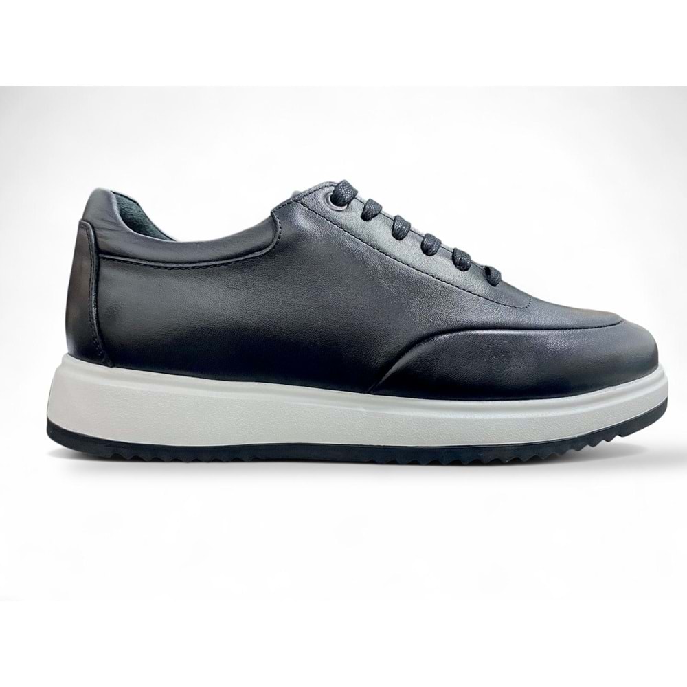 Erkek Deri Casual Günlük Ayakkabı C26703 - Siyah - 40