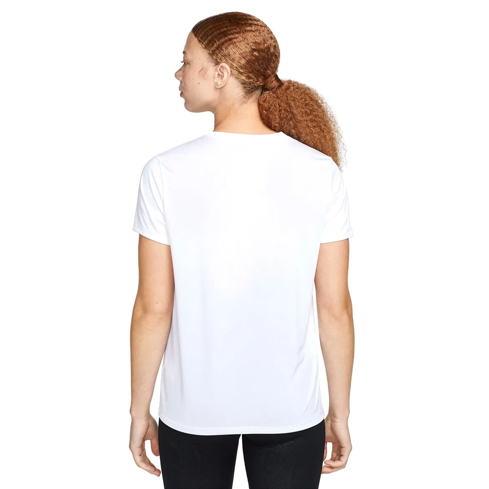 Nike Unisex Antreman Tişört 0687-100 - Beyaz - L