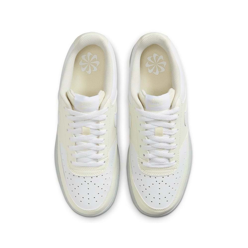 Nike Court Vision LO NN 158 005 Kadın Günlük Ayakkabı - Bej - 40