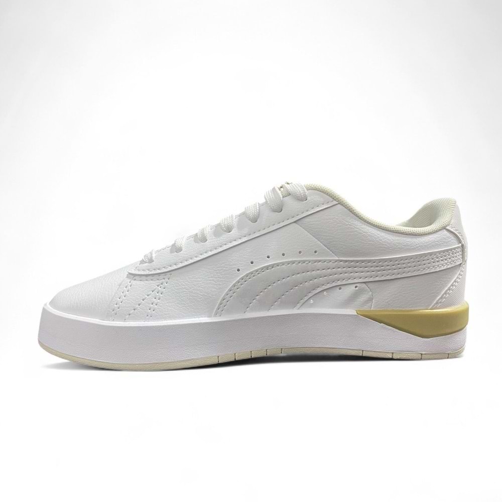 Puma Jada Classic DayINight 402646 01 Kadın Spor Ayakkabı - Beyaz-Gold - 37