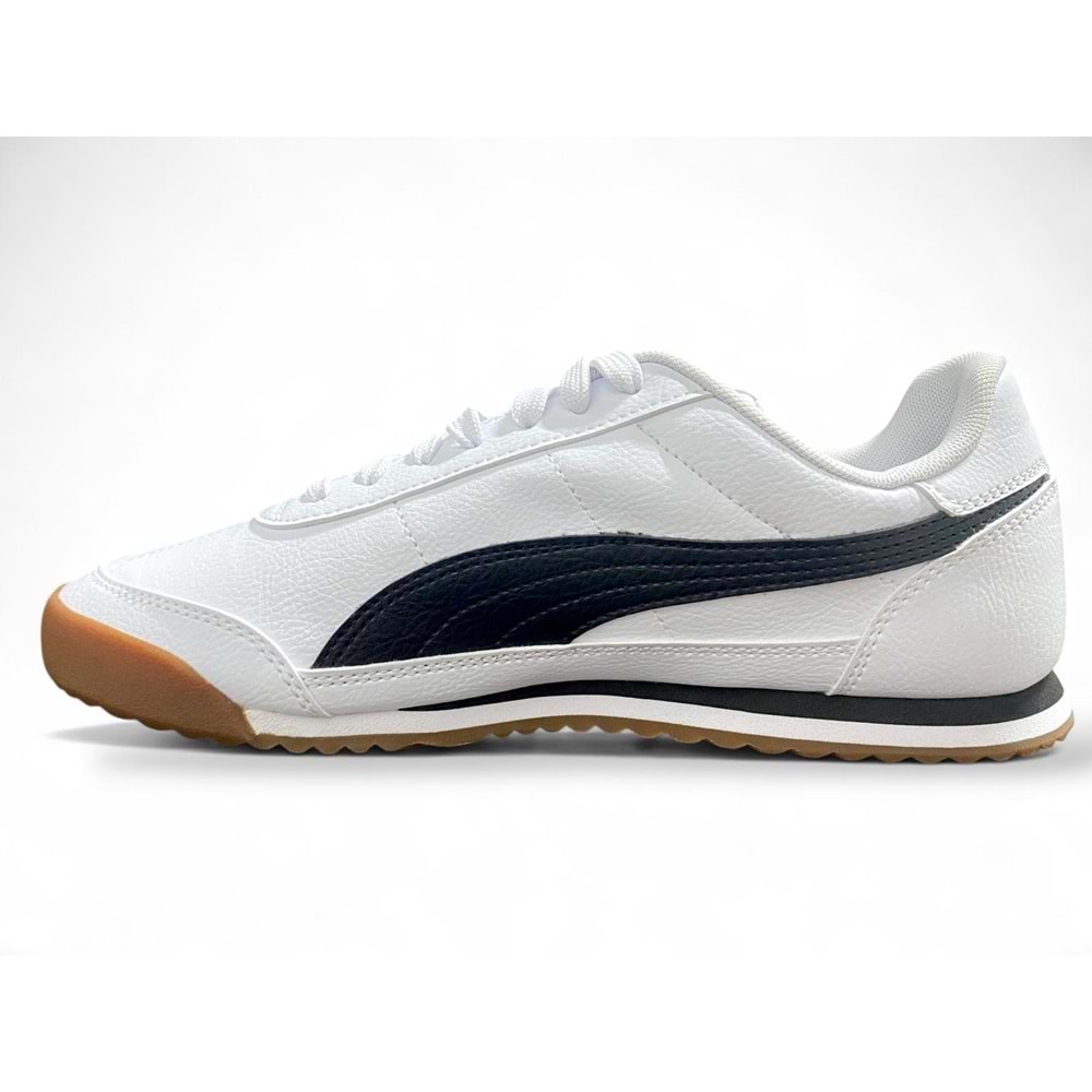 Puma Turino II 397452 02 Erkek Spor Ayakkabı - Beyaz-Siyah - 40