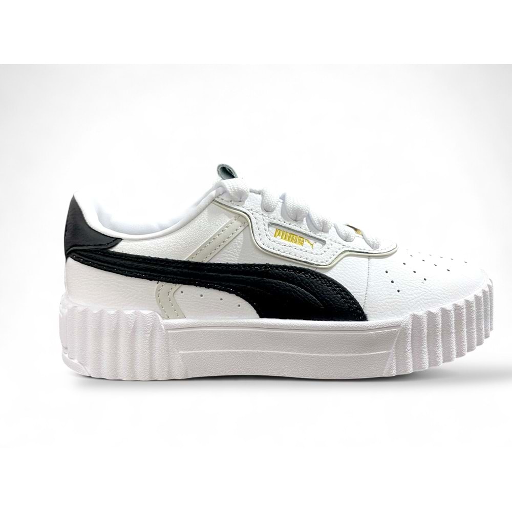 Puma Carina 0.3 Luxe 400724 03 Kadın Spor Ayakkabı - Beyaz-Siyah - 37