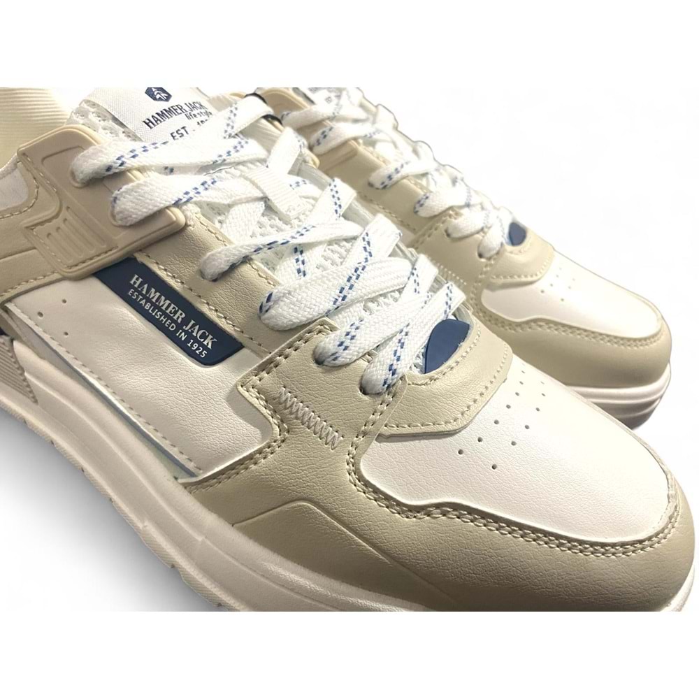 Soprano M 101 25205 Erkek Spor Ayakkabı - Bej-Beyaz - 42