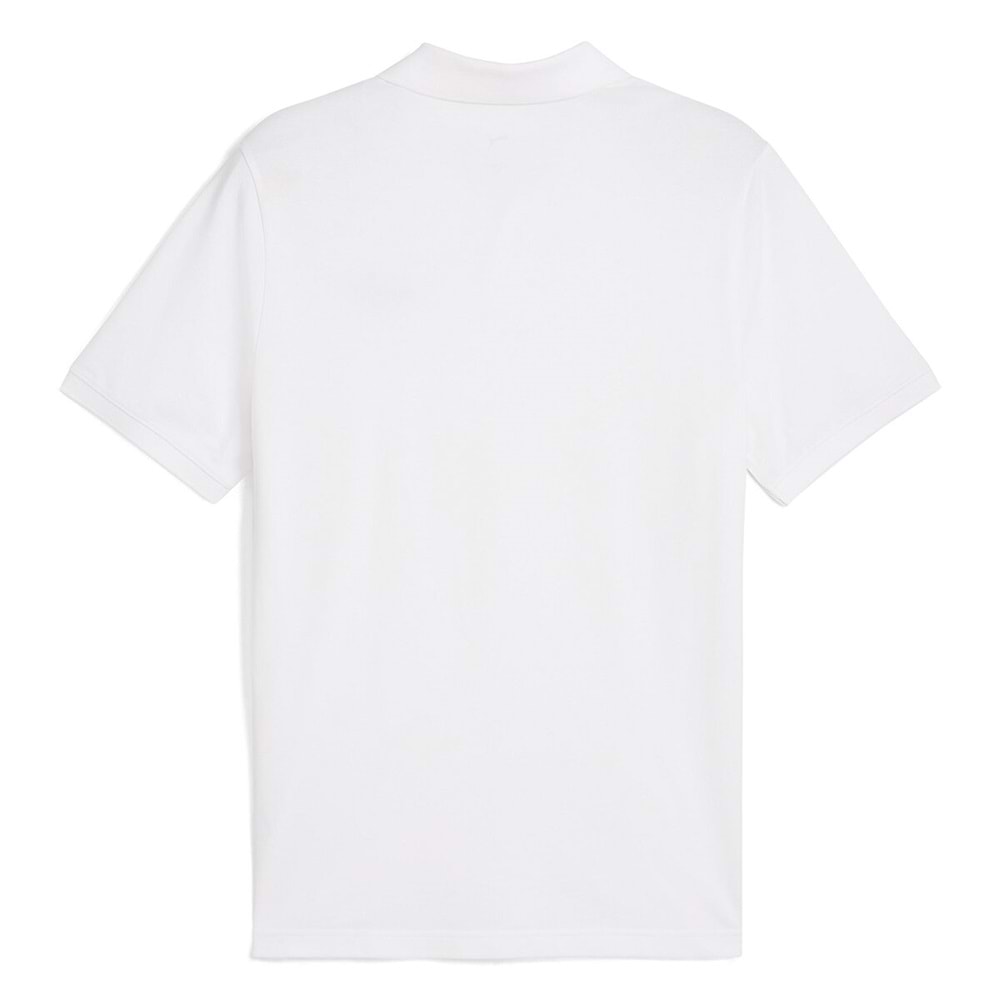 Puma No.1 Logo Pique Polo Erkek Tişört - Beyaz - L