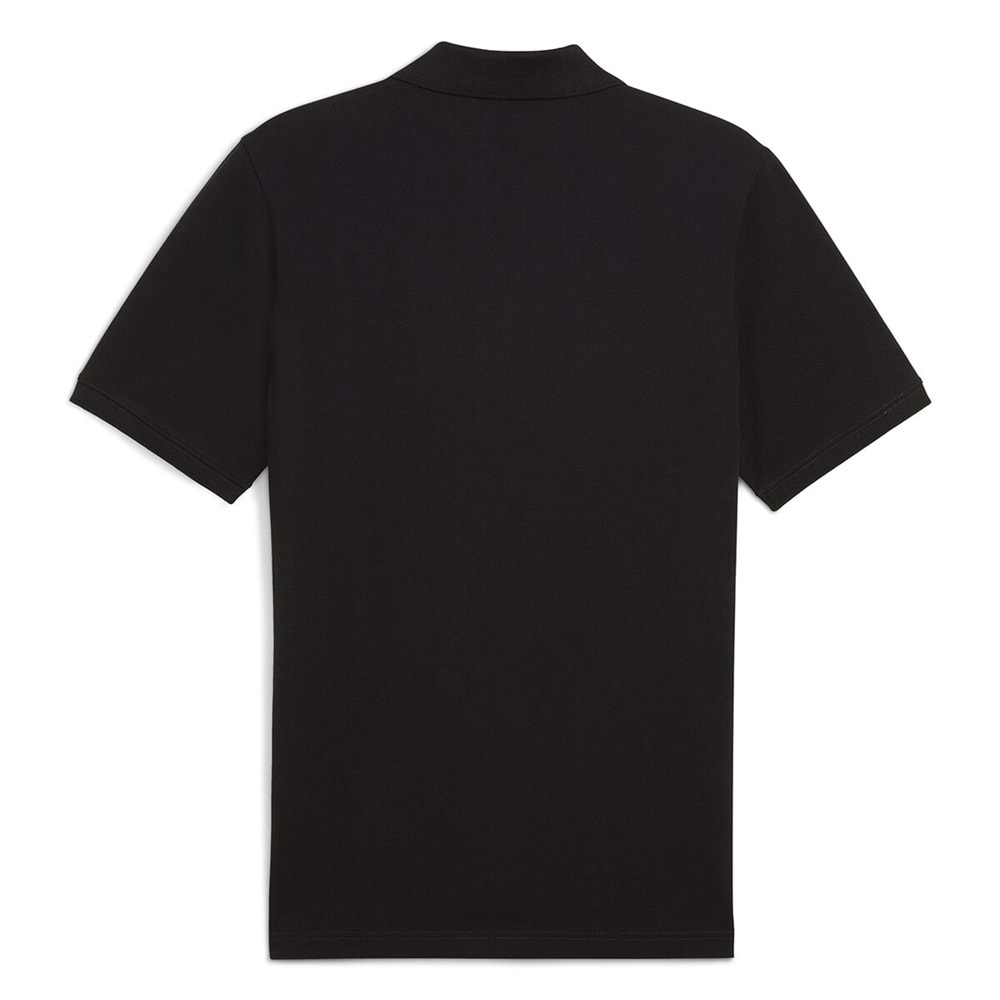 Puma No.1 Logo Pique Polo Erkek Tişört - Siyah - XXL