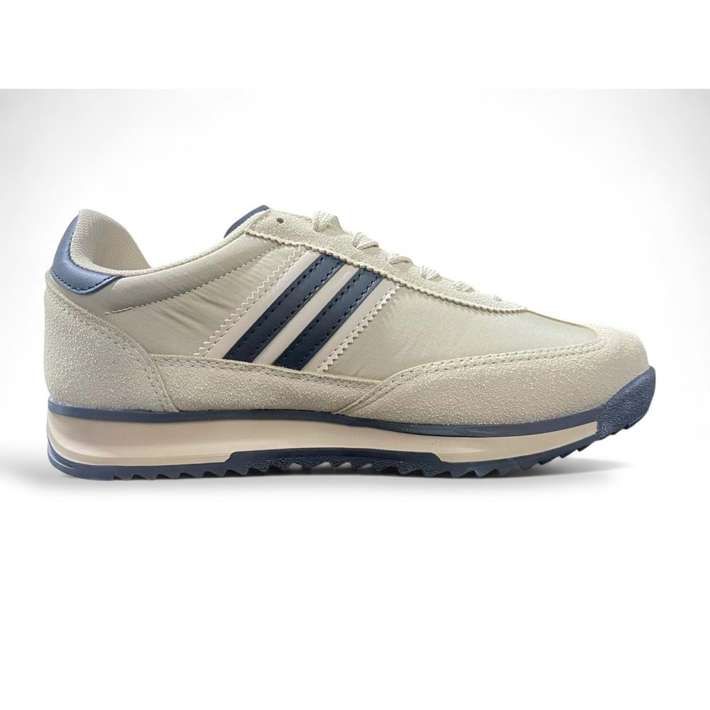 M.P Jogging 6228 Erkek Spor Ayakkabı - Bej-Siyah - 43
