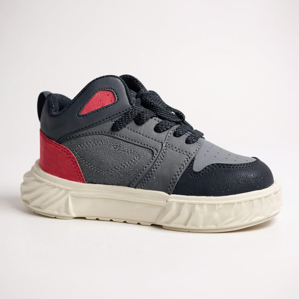 M.P 252-3510 Casual Spor Çocuk Ayakkabı - Füme-Siyah - 32