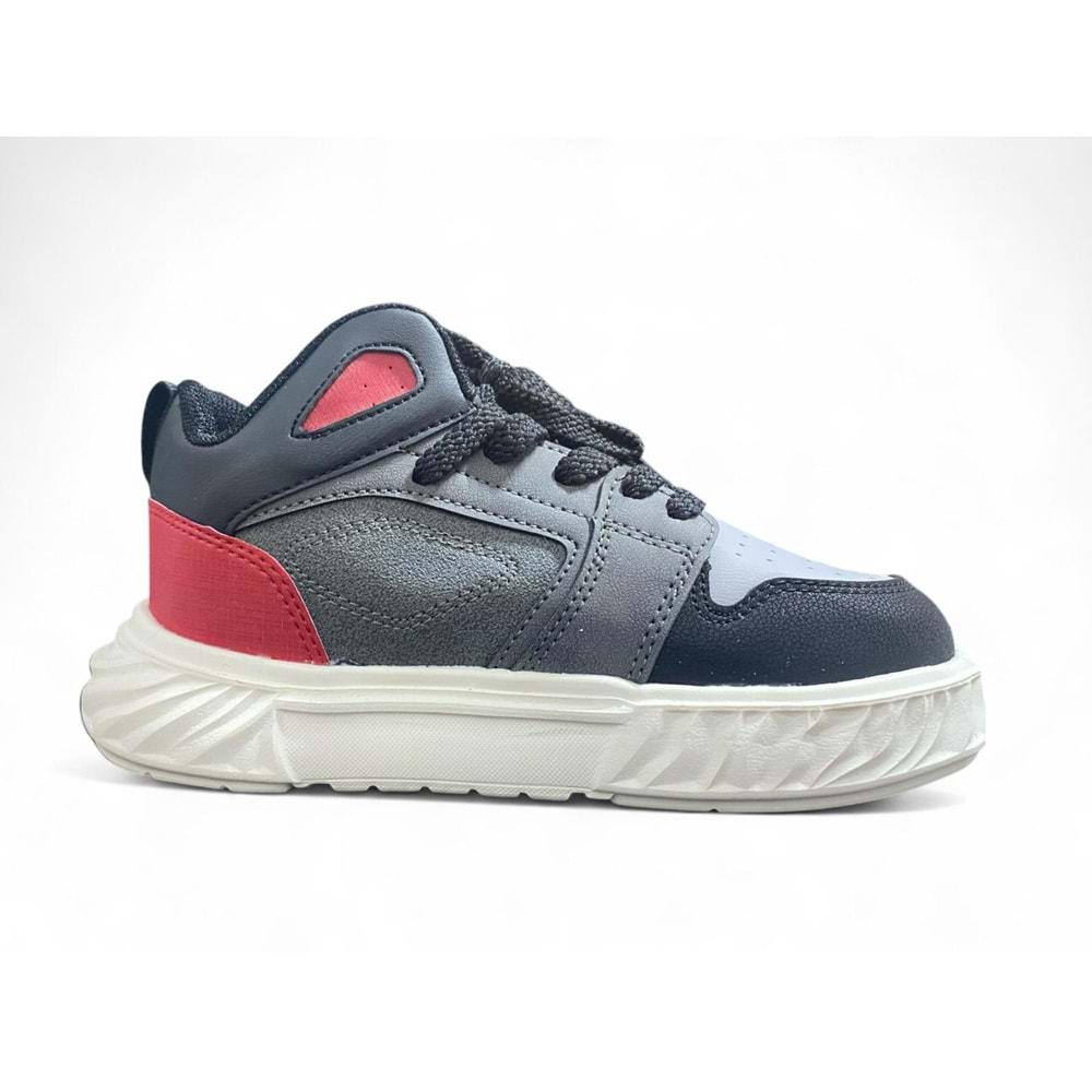 M.P 252-3510 Casual Spor Çocuk Ayakkabı - Füme-Siyah - 33