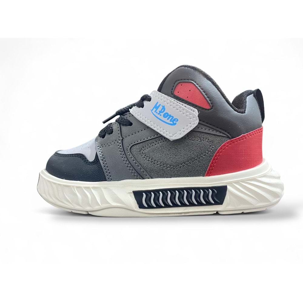 M.P 252-3510 Casual Spor Çocuk Ayakkabı - Füme-Siyah - 33