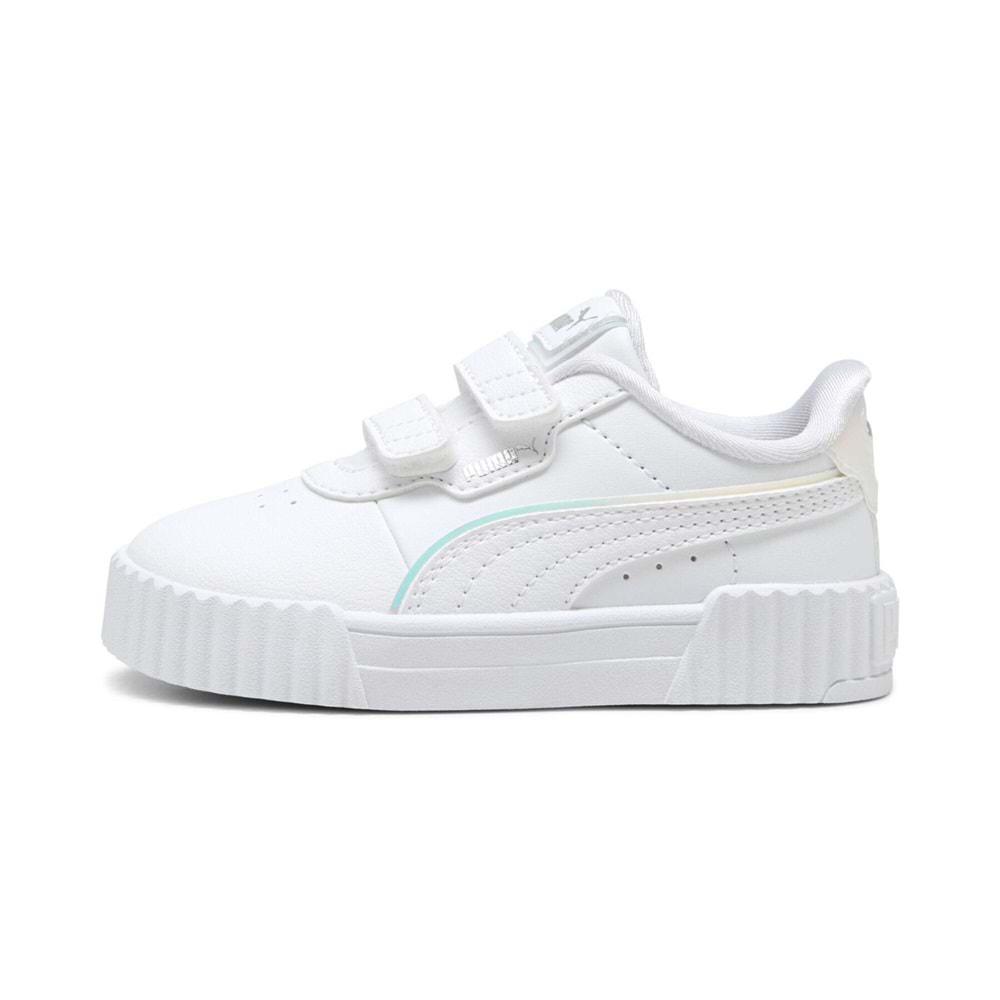 Puma Carina 3.0 Holo 2.0 V Çocuk Spor Ayakkabı 402283 01 - Beyaz - 22