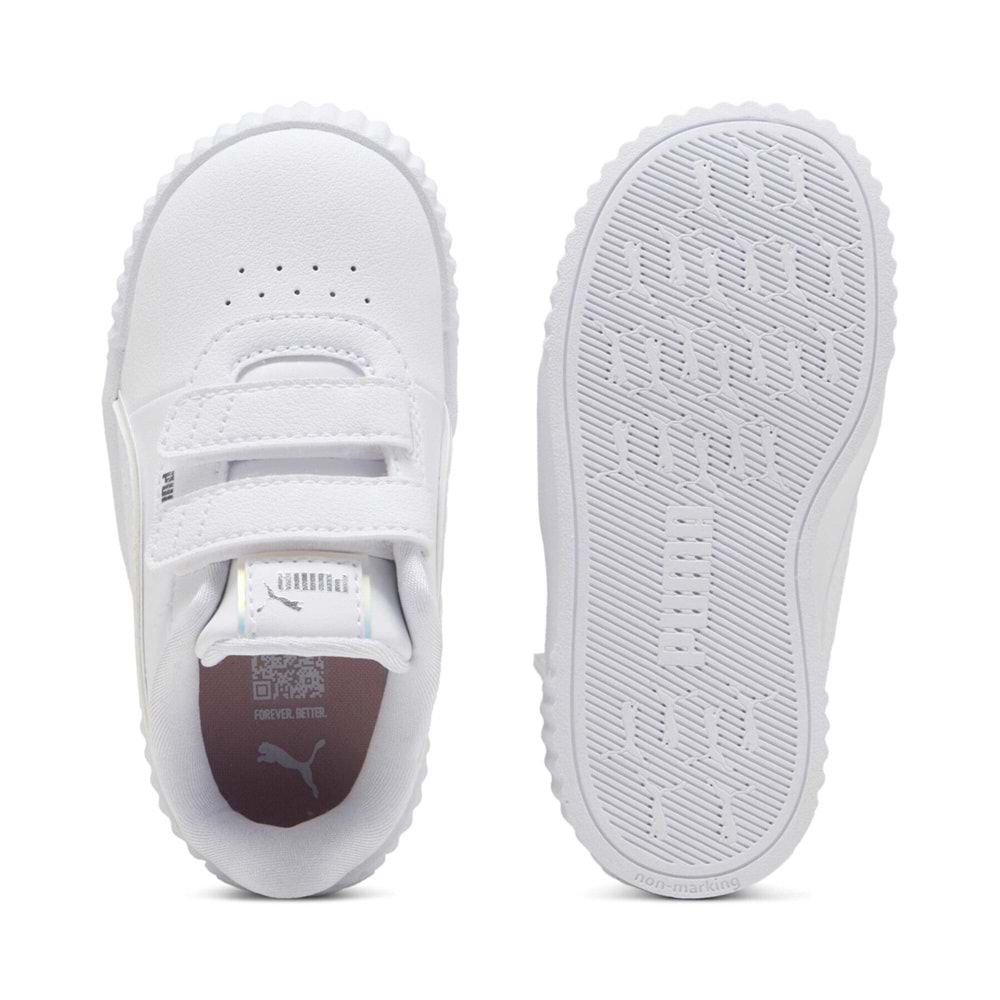 Puma Carina 3.0 Holo 2.0 V Çocuk Spor Ayakkabı 402283 01 - Beyaz - 22