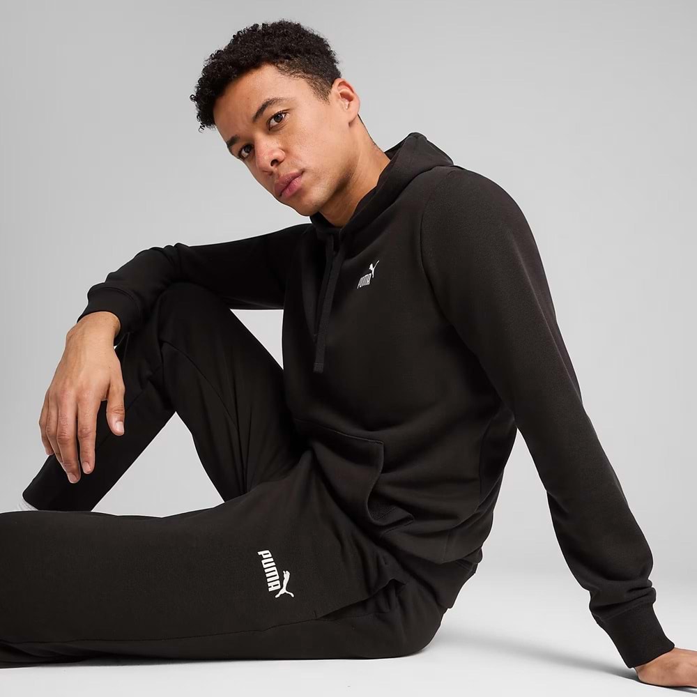 Puma ESS No.1 Logo Erkek Eşofman Altı 682612 01 - Siyah - M
