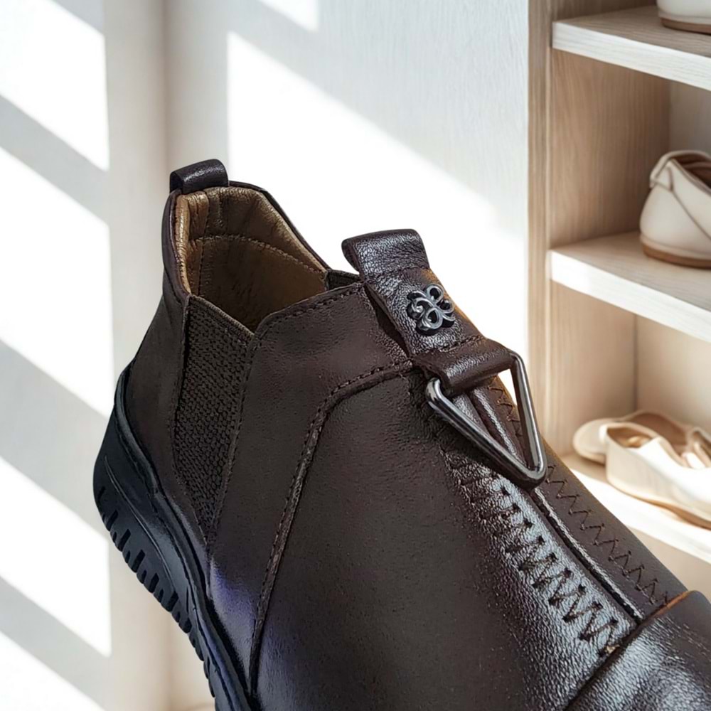 Kadın Deri Casual Ayakkabı 1453 01 - Kahve - 40
