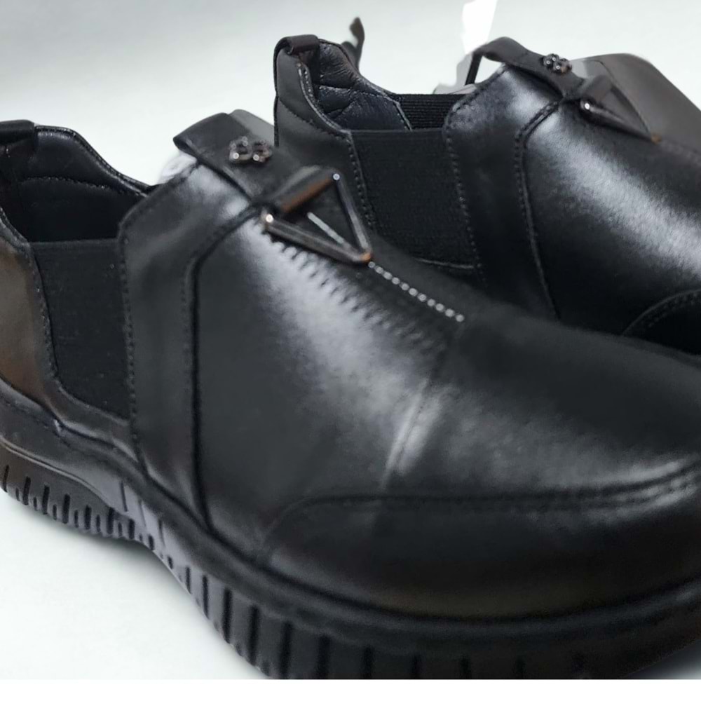 Kadın Deri Casual Ayakkabı 1453 01 - Siyah - 38