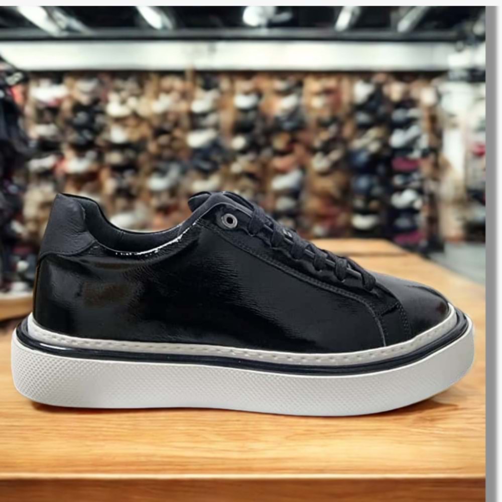 Erkek Deri Casual Ayakkabı E7206 - Siyah - 40