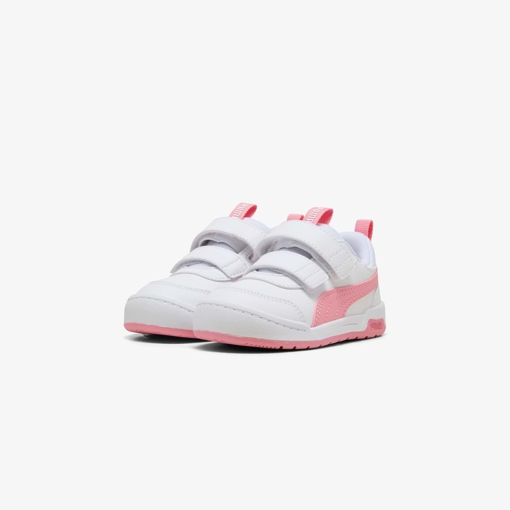 Puma Puma Multiflex 2 SL V PS Çocuk Spor Ayakkabı 31215207 - Beyaz-Pembe - 34