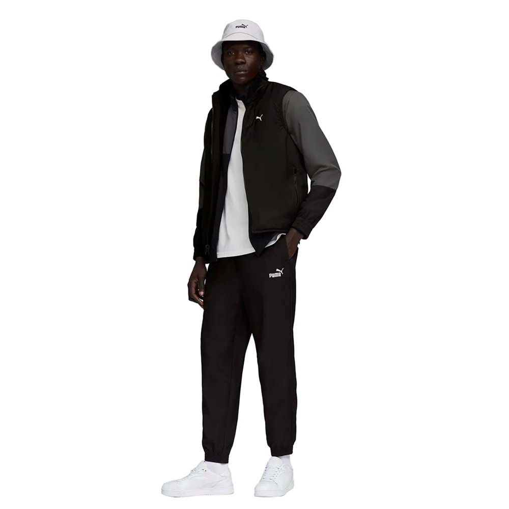 Puma Woven Colorblock Erkek Siyah Eşofman Takımı 688173 01 - Siyah - XL