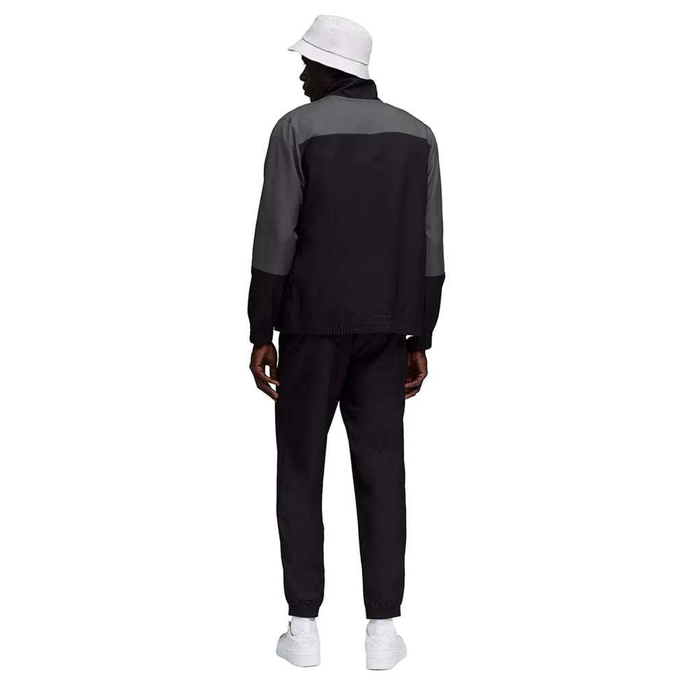 Puma Woven Colorblock Erkek Siyah Eşofman Takımı 688173 01 - Siyah - XS