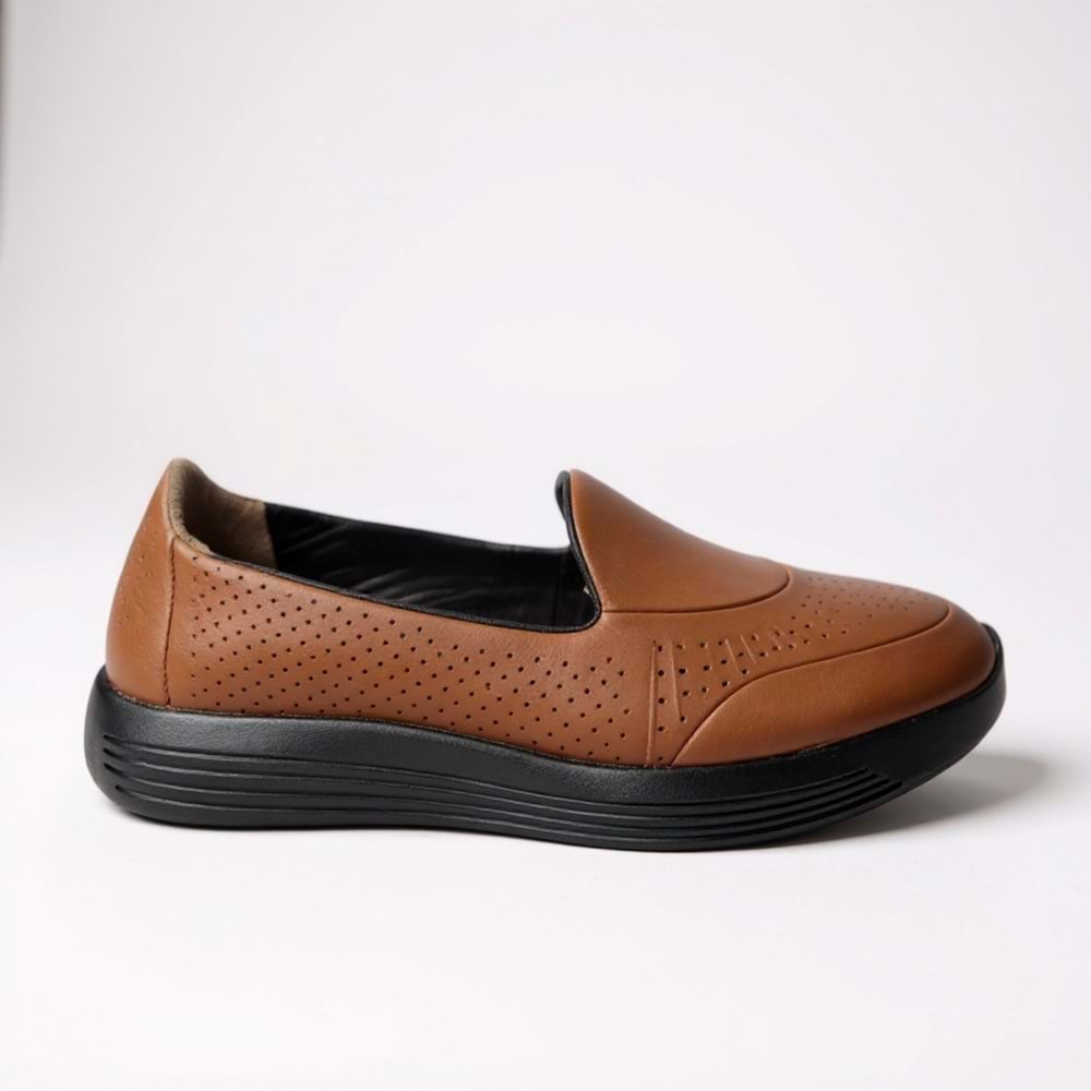 Kadın Deri Günlük Ayakkabı 4218 - Taba - 37