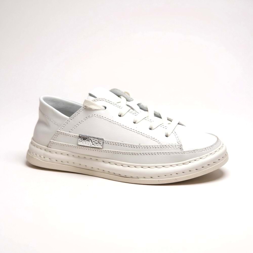 Kadın Deri Günlük Ayakkabı 260752 - Beyaz - 37