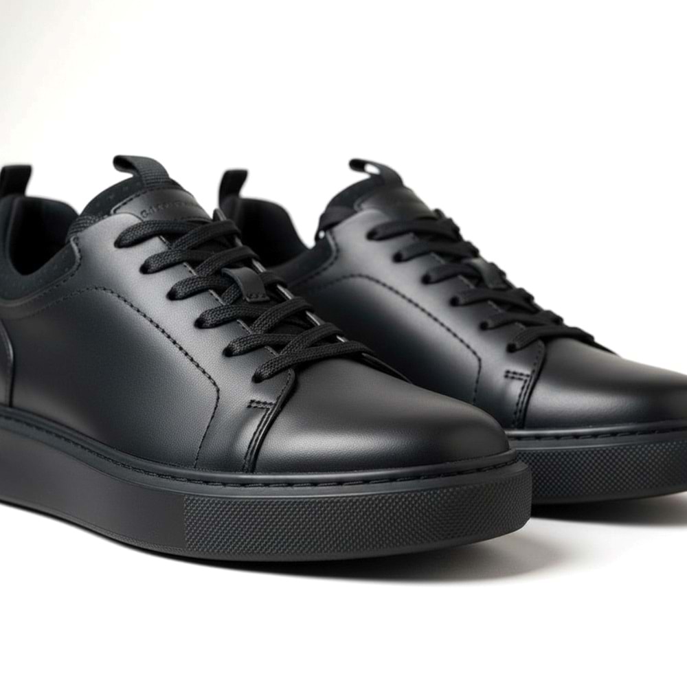 Erkek Deri Casual Ayakkabı 21593 - Siyah - 40