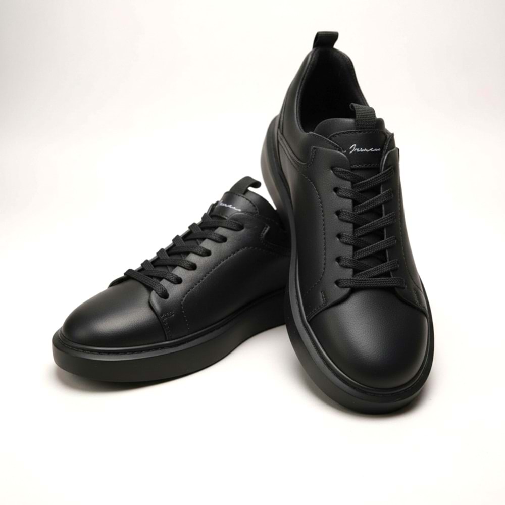 Erkek Deri Casual Ayakkabı 21593 - Siyah - 42