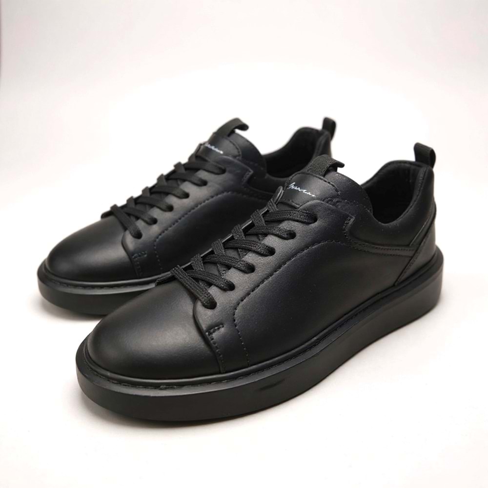 Erkek Deri Casual Ayakkabı 21593 - Siyah - 42