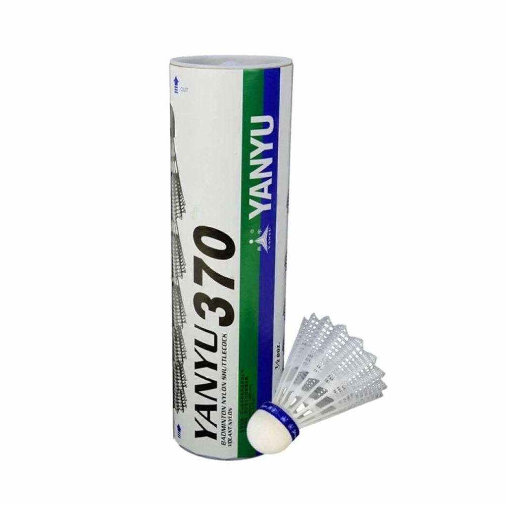 Yanyu 300 Badminton Topu Nylon Shuttlecock 6x - Beyaz - STANDART