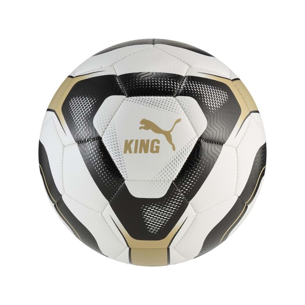 Puma King Futbol Topu 5 No 08473601 - Beyaz-Siyah - 5 NUMARA