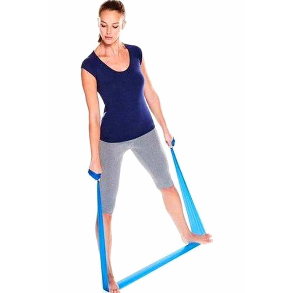 Pilates Bandı 150x15 - Mavi - STANDART